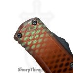 Microtech - 1702M-10RX51S - Hera II Mini - Signature Series - OTF Auto - X51 Series - M390MK Coated Dagger - Orange - Image 7