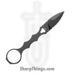 Benchmade - 177GY - Mini SOCP Dagger - Fixed Blade Knife - 440C SS Coated Spear Point - 440C SS - Grey - Image 2