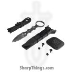 Benchmade - 177GY - Mini SOCP Dagger - Fixed Blade Knife - 440C SS Coated Spear Point - 440C SS - Grey - Image 5
