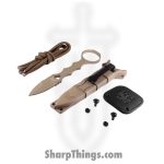 Benchmade - 177SN - Mini SOCP Dagger - Fixed Blade Knife - 440C SS Coated Spear Point - 440C SS - Sand - Image 5