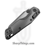 Microtech - 210M-10FLMS3 - MSI Mini - Folding Knife -  Stonewash Spear Point - Titanium - Silver Blue - Image 4