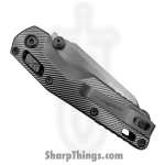 Microtech - 210M-10FLMS3 - MSI Mini - Folding Knife -  Stonewash Spear Point - Titanium - Silver Blue - Image 3
