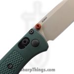 Benchmade - 533TN-2601 - Mini Bugout - Folding Knife - ELMAX Coated Drop Point - Grivory - Taiga Green - Image 3