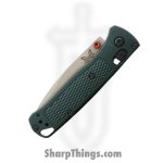 Benchmade - 533TN-2601 - Mini Bugout - Folding Knife - ELMAX Coated Drop Point - Grivory - Taiga Green - Image 4