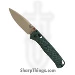 Benchmade - 535TN-2601 - Bugout - Folding Knife - ELMAX Coated Drop Point - Grivory - Taiga Green