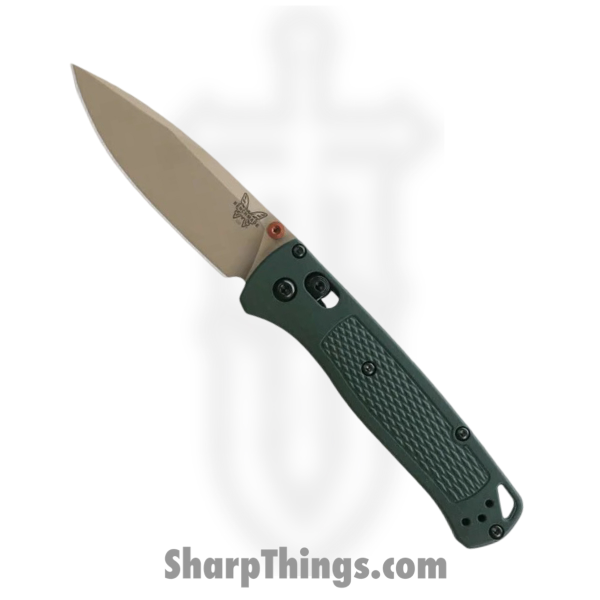 535TN-2601_1.jpg Benchmade - 535TN-2601 - Bugout - Folding Knife - ELMAX Coated Drop Point - Grivory - Taiga Green - Image 1