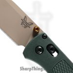 Benchmade - 535TN-2601 - Bugout - Folding Knife - ELMAX Coated Drop Point - Grivory - Taiga Green - Image 3