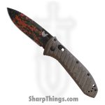 Benchmade - 570CAMO-2601 - Presidio II - Folding Knife - CPM S30V Coated Drop Point - Micarta - OD Green