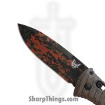 Benchmade - 570CAMO-2601 - Presidio II - Folding Knife - CPM S30V Coated Drop Point - Micarta - OD Green - Image 3
