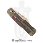 Jack Wolf Knives - GUNSL-03-CC-80S - Gunslinger Jack - Folding Knife - S90V Satin Clip Point - 80s CamoCarbon - Multi - Image 2