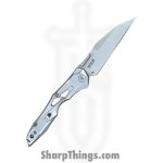 Kershaw - KS7650RAW - Auto Launch 13 Button Lock - Automatic Knife - CPM 154 Stonewash Wharncliffe - Aluminum - Natural - Image 2