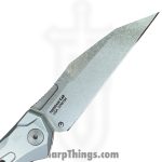Kershaw - KS7650RAW - Auto Launch 13 Button Lock - Automatic Knife - CPM 154 Stonewash Wharncliffe - Aluminum - Natural - Image 6