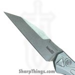 Kershaw - KS7650RAW - Auto Launch 13 Button Lock - Automatic Knife - CPM 154 Stonewash Wharncliffe - Aluminum - Natural - Image 4