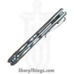 Kershaw - KS7650RAW - Auto Launch 13 Button Lock - Automatic Knife - CPM 154 Stonewash Wharncliffe - Aluminum - Natural - Image 7