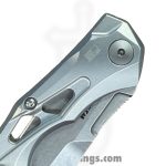 Kershaw - KS7650RAW - Auto Launch 13 Button Lock - Automatic Knife - CPM 154 Stonewash Wharncliffe - Aluminum - Natural - Image 9