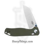 Oknife - OKNRUBATO2ODGAI - Rubato 2 - Folding Knife - 154CM Satin Sheepsfoot - Aluminum - OD Green - Image 3