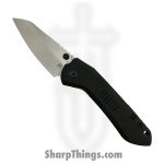 Millit Knives - OVBlkCMBlkSW - Overland - Folding Knife - CPM MagnaCut Stonewash Sheepsfoot - Canvas Micarta - Black