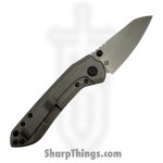 Millit Knives - OVBlkCMBlkSW - Overland - Folding Knife - CPM MagnaCut Stonewash Sheepsfoot - Canvas Micarta - Black - Image 2