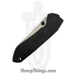 Millit Knives - OVBlkCMBlkSW - Overland - Folding Knife - CPM MagnaCut Stonewash Sheepsfoot - Canvas Micarta - Black - Image 3