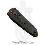 Millit Knives - OVCfTwillOrgBlk - Overland - Folding Knife - CPM MagnaCut Coated Sheepsfoot - Carbon Fiber - Black - Image 4