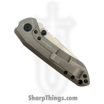 Millit Knives - OVODCMBlkSW - Overland - Folding Knife - CPM MagnaCut Stonewash Sheepsfoot - Canvas Micarta - OD Green - Image 4