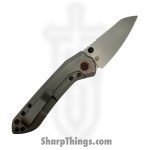 Millit Knives - OVOdCMOrgSW - Overland - Folding Knife - CPM MagnaCut Stonewash Sheepsfoot - Canvas Micarta - OD Green - Image 2