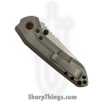 Millit Knives - OVOdCMOrgSW - Overland - Folding Knife - CPM MagnaCut Stonewash Sheepsfoot - Canvas Micarta - OD Green - Image 4