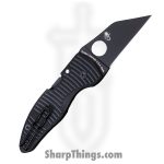 Spyderco - SC264GMCBKP - MicroJimbo - Folding Knife - CPM MagnaCut Coated Wharncliffe - G10 - Black - Image 2