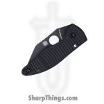 Spyderco - SC264GMCBKP - MicroJimbo - Folding Knife - CPM MagnaCut Coated Wharncliffe - G10 - Black - Image 3