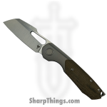 Sparrow Knife Co. - SKCSTRXMIGRN - Strix - CPM S90V Satin Sheepsfoot - Titanium|Micarta - OD Green
