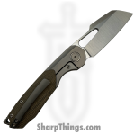 Sparrow Knife Co. - SKCSTRXMIGRN - Strix - CPM S90V Satin Sheepsfoot - Titanium|Micarta - OD Green - Image 2