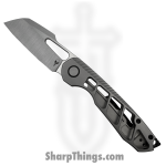 Sparrow Knife Co. - SKCSTRXSKBB - Strix Skeleton - CPM S90V Satin Sheepsfoot - Titanium - Gray