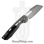 Sparrow Knife Co. - SKCSTRXSKBB - Strix Skeleton - CPM S90V Satin Sheepsfoot - Titanium - Gray - Image 2