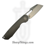 Sparrow Knife Co. - SKCSTRXTILH - Strix Lefty - CPM S90V Satin Sheepsfoot - Titanium - Gray - Image 2