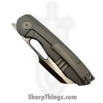 Sparrow Knife Co. - SKCSTRXTILH - Strix Lefty - CPM S90V Satin Sheepsfoot - Titanium - Gray - Image 4