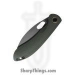 Vosteed - VOSTHNPMN - Nightshade TH - Folding Knife - Nitro-V Stonewash Shilin - Canvas Micarta - Green - Image 4