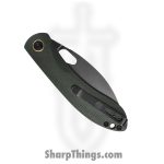 Vosteed - VOSTHNPMN - Nightshade TH - Folding Knife - Nitro-V Stonewash Shilin - Canvas Micarta - Green - Image 5