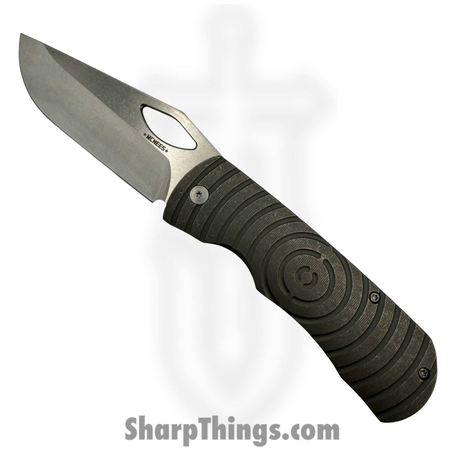mcdixshocksw_1.png McNees - McDixShockSW - Dixon Shockwave - Folding Knife - CPM MagnaCut Two Tone Drop Point - Titanium - Natural - Image 1