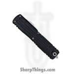 Microtech - 1119EX-10S - Ultratech EX Gen III ZBP - OTF Auto - M390MK Stonewash Hellhound - Aluminum - Black - Image 3