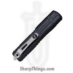 Microtech - 1119EX-10S - Ultratech EX Gen III ZBP - OTF Auto - M390MK Stonewash Hellhound - Aluminum - Black - Image 4