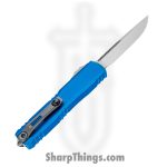 Microtech - 11214-10BL - Ultratech Gen IV - OTF Auto - M390MK Stonewash Drop Point - Aluminum - Blue - Image 2