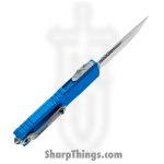Microtech - 11214-10BL - Ultratech Gen IV - OTF Auto - M390MK Stonewash Drop Point - Aluminum - Blue - Image 5