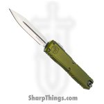 Microtech - 11224-10OD - Ultratech Gen IV - OTF Auto - M390MK Stonewash Dagger - Aluminum - OD Green