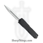 Microtech - 11224-11 - Ultratech Gen IV - OTF Auto - M390MK Stonewash Dagger P/S - Aluminum - Black