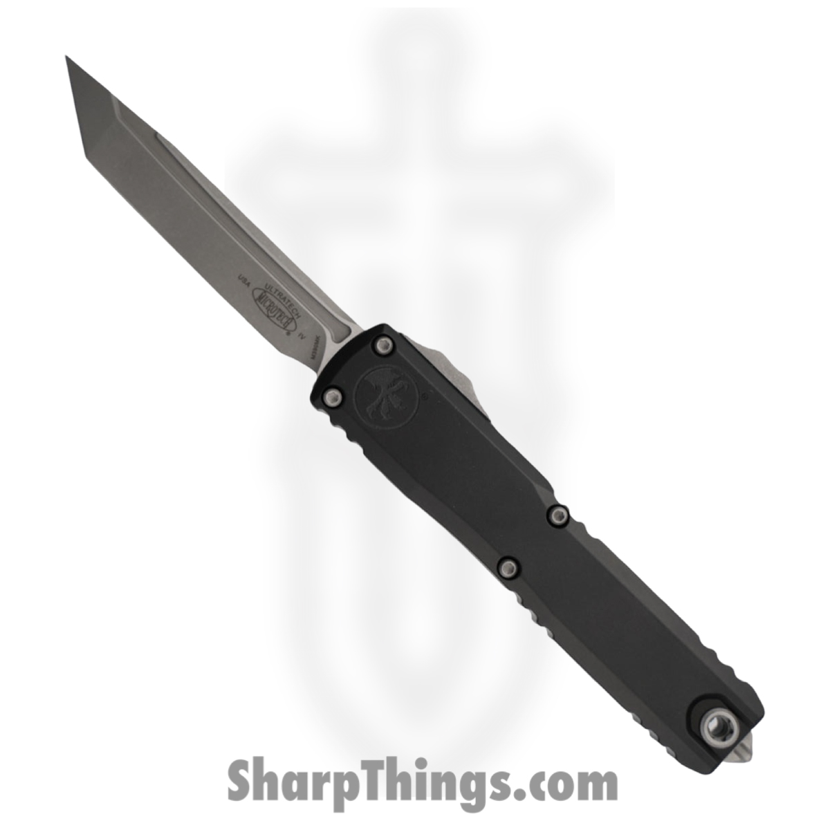 11234-10AP_1.jpg Microtech - 11234-10AP - Ultratech Gen IV - OTF Auto - M390MK Apocalyptic Tanto - Aluminum - Black - Image 1