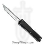 Microtech - 11234-12 - Ultratech Gen IV - OTF Auto - M390MK Stonewash Tanto F/S - Aluminum - Black