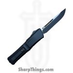 Microtech - 1143-1T - Combat Troodon Gen III - OTF Auto - M390MK Two Tone Drop Point - Aluminum - Black - Image 2