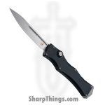Microtech - 1150-10MS1 - Marfione Select Halo IV - OTF Auto - M390MK Stonewash Clip Point - Alloy - Black