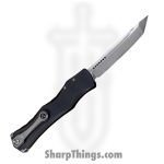 Microtech - 1151-10MS1 - Halo IV - OTF Auto - M390 Stonewash Tanto - Hardcoat Aluminum - Black - Image 2