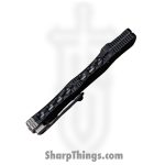 Microtech - 1151-10MS1 - Halo IV - OTF Auto - M390 Stonewash Tanto - Hardcoat Aluminum - Black - Image 6